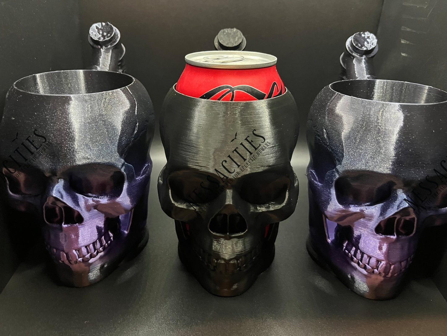 Skull 12 OZ canned beverage holder