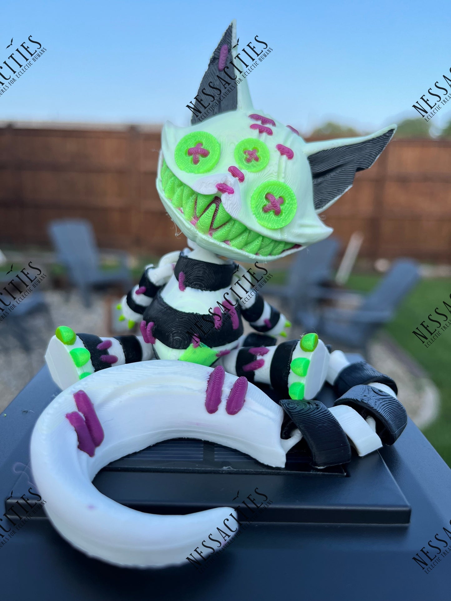 Creepy Stuffed Cat